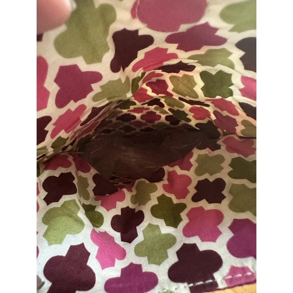 NEW Vera Bradley Flipster Small Pink Green Cross Body Bag Purse Hello Dahlia